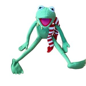 Vintage Eden Kermit the Frog Plush Toy Stuffed Animal - Jim Henson Muppets Green